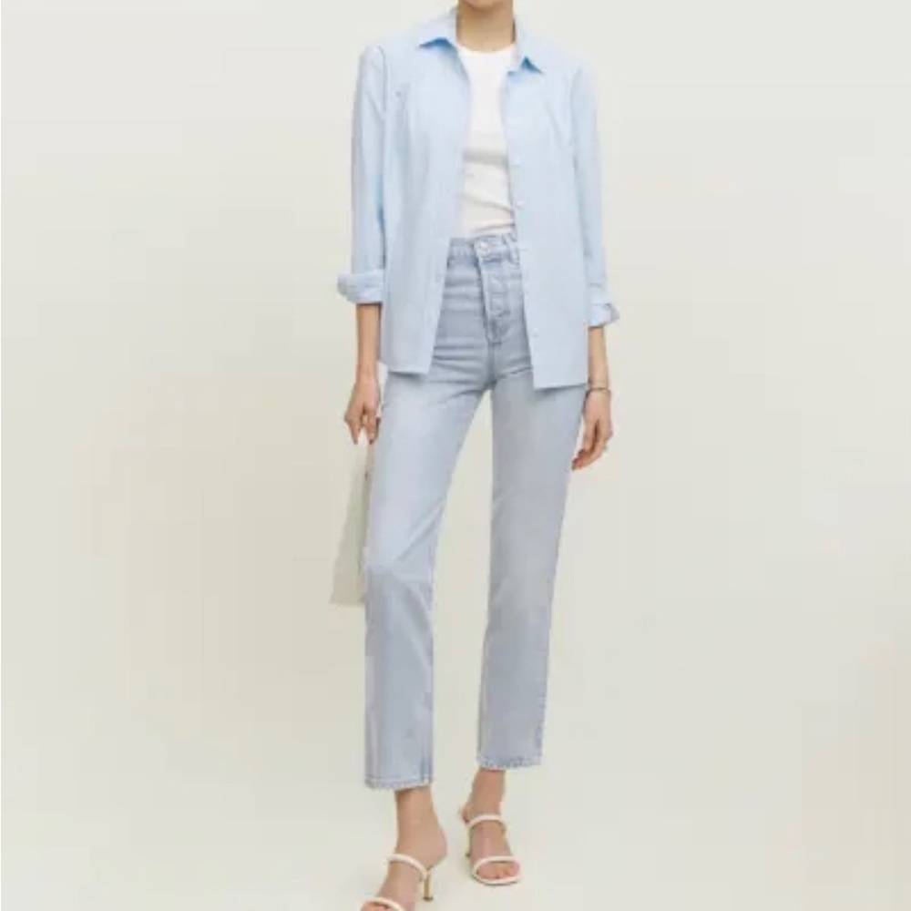 NWT! Reformation - Cynthia High Rise Straight Jean sz 27